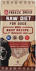 Boss Dog Beef Recipe Freeze-Dried Dog Food, 36-oz pouch