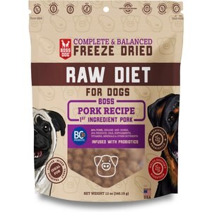 Boss Dog Diet Turkey Recipe Freeze-Dried Dog Food, 12-oz pouch
