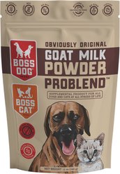 Boss Dog Goat Milk Powder Problend Dog & Cat Food Topper, 12-oz pouch