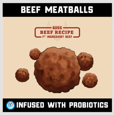 Show full view: Boss Dog Proballs Beef Freeze-Dried Dog Treats, 3-oz pouch slide 7 of 9