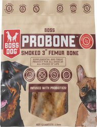 Boss Dog Smoked Bone 3-in Femur with Probiotics Dental Dog Treat