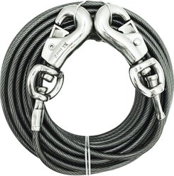 Boss Pet Prestige Dog Tie-Out, Super Beast, Black, 20-ft slide 2 of 2