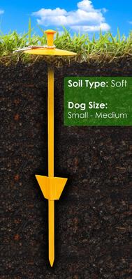 Show full view: Boss Pet Prestige Dome Dog Stake, 21-in slide 5 of 7