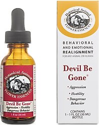 Botanical Animal Flower Essences Devil Be Gone Calming Pet Supplement, 1-fl oz bottle