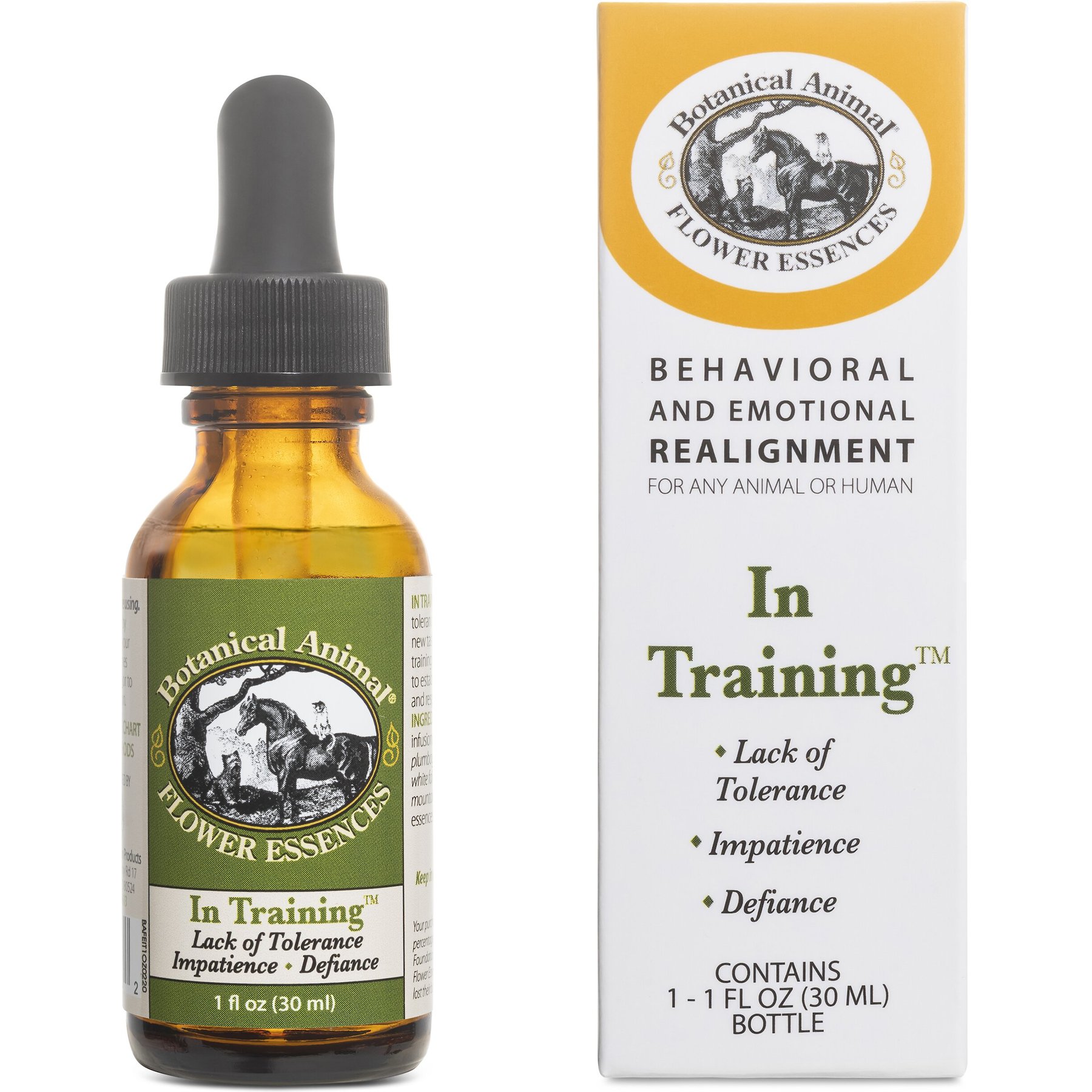 Botanical Animal Flower Essences In Training Calming Pet Supplement, 1-fl oz bottle
