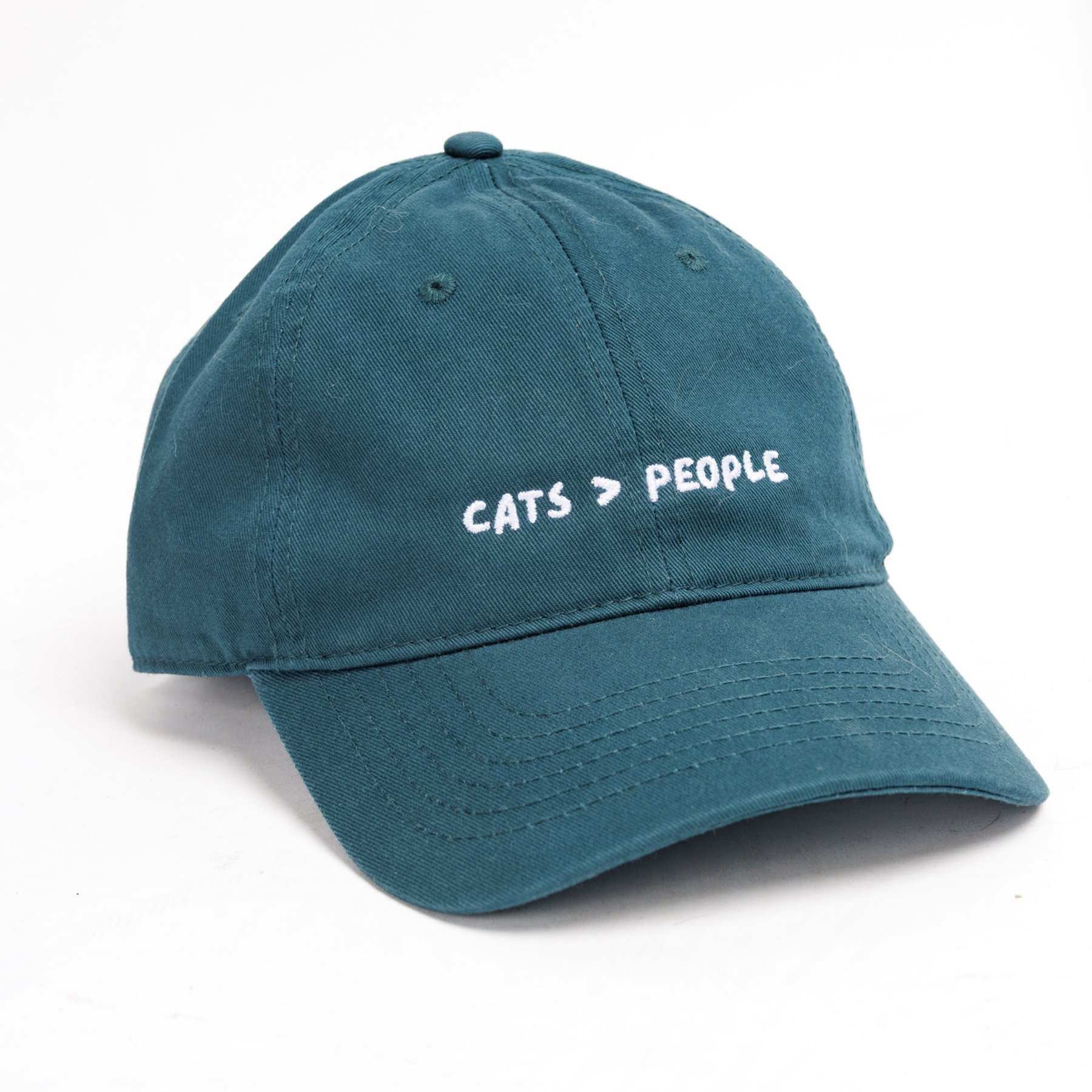 Both Tails Cat Greater Than People Hat, Green