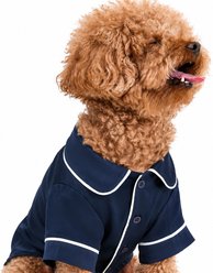 Both Tails Dog Pajamas, Blue, X-Small slide 2 of 6