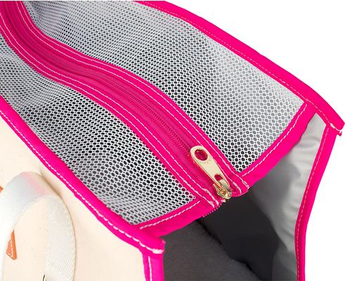 Show full view: Boulevard Fido Personalized Dog Carrier Tote Bag, Pink slide 3 of 10