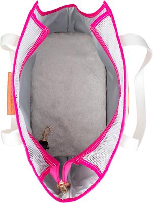 Show full view: Boulevard Fido Personalized Dog Carrier Tote Bag, Pink slide 4 of 10