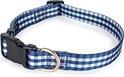 Boulevard Gingham Collar, Navy, Large