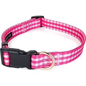 Boulevard Gingham Collar, Pink, Small