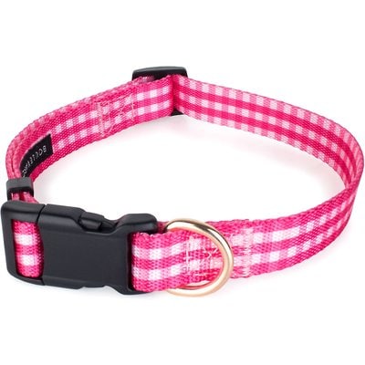Boulevard Boulevard Gingham Collar, Pink, Small