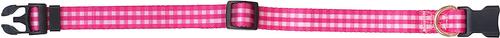 Show full view: Boulevard Gingham Collar, Pink, Small slide 2 of 5