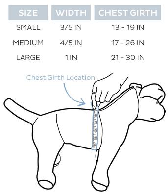 Show full view: Boulevard Gingham Dog Harness, Pink, Large slide 3 of 3