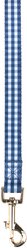 Boulevard Gingham Dog Leash, Navy, Small/Medium slide 2 of 4