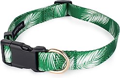 Boulevard Palm Dog Collar, Green, Small