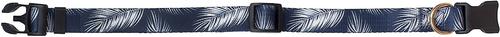 Show full view: Boulevard Palm Dog Collar, Navy, Medium slide 2 of 5