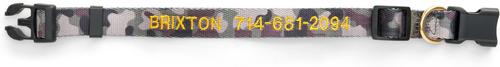 Show full view: Boulevard Personalized Camo Dog Collar, Medium slide 2 of 4