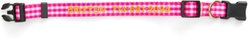 Boulevard Personalized Gingham Dog Collar, Pink, Small slide 2 of 4