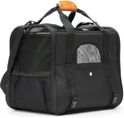 Show full view: Boulevard Personalized Milo Dog Carrier, Black slide 2 of 9