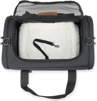 Show full view: Boulevard Personalized Milo Dog Carrier, Black slide 7 of 9