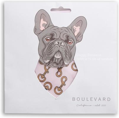 Show full view: Boulevard Personalized Remy Buckle Dog Bandana, Pink, Large slide 3 of 6