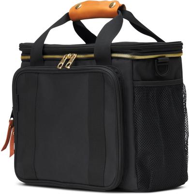 Show full view: Boulevard Personalized Rovernight Dog Travel Bag, Black slide 2 of 8