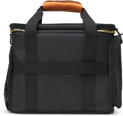 Show full view: Boulevard Personalized Rovernight Dog Travel Bag, Black slide 3 of 8