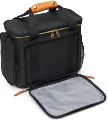 Show full view: Boulevard Personalized Rovernight Dog Travel Bag, Black slide 5 of 8