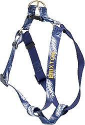 Boulevard Personalized Stripe Dog Harness, Navy, Small