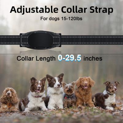 Show full view: Bousnic 1000ft Dog Training Collar Electric Rechargeable Waterproof Dog Shock Collar with Remote for Small, Medium & Large Dog, Black, 2 count slide 5 of 8