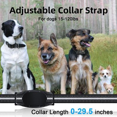 Show full view: Bousnic 1000ft Dog Training Collar Electric Rechargeable Waterproof Dog Shock Collar with Remote for Small, Medium & Large Dog, Grey, 2 count slide 6 of 8