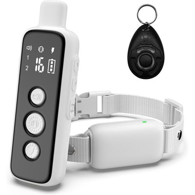 Bousnic Bousnic 1000-ft Remote Waterproof Electric Dog Training Collar, Grey, 1 count