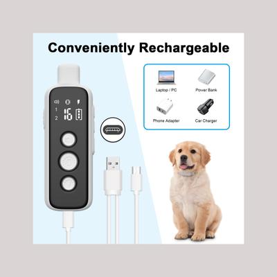 Show full view: Bousnic 1000-ft Remote Waterproof Electric Dog Training Collar, Grey, 1 count slide 7 of 10