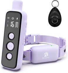 Bousnic 1000-ft Remote Waterproof Electric Dog Training Collar, Purple, 1 count