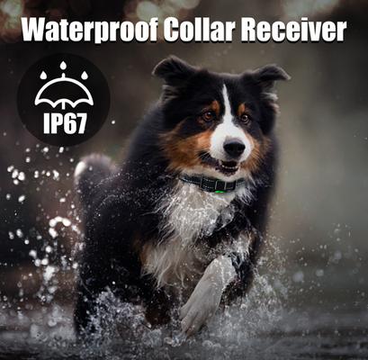 Show full view: Bousnic 3350-ft Range Remote Innovative 124 Levels Waterproof Dog Shock Collar, Black, 2 count slide 4 of 8