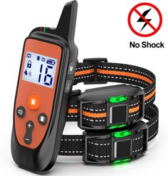 Bousnic 3350FT Remote Vibration Dog Training Collar, Orange, 2 count