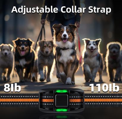 Show full view: Bousnic 3350FT Remote Vibration Dog Training Collar, Orange, 2 count slide 6 of 8