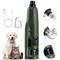 Show in main carousel: Bousnic 6-Speed Pro Quiet Rechargeable Dog & Cat Nail Grinder with 2 LED Lights, Army Green slide 1 of 9