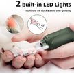 Show in main carousel: Bousnic 6-Speed Pro Quiet Rechargeable Dog & Cat Nail Grinder with 2 LED Lights, Army Green slide 3 of 9