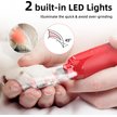 Show in main carousel: Bousnic 6-Speed Pro Quiet Rechargeable Dog & Cat Nail Grinder with 2 LED Lights, Red slide 3 of 9