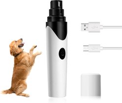 Bousnic Dog & Cat Nail Grinder, White