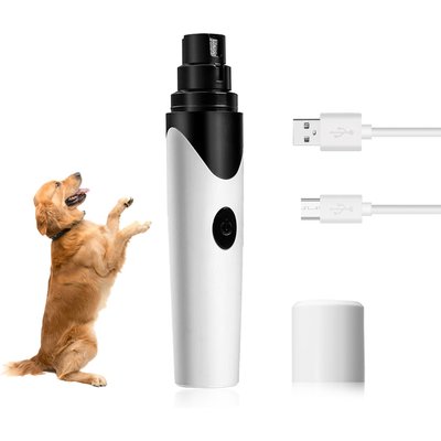 Bousnic Bousnic Dog & Cat Nail Grinder, White
