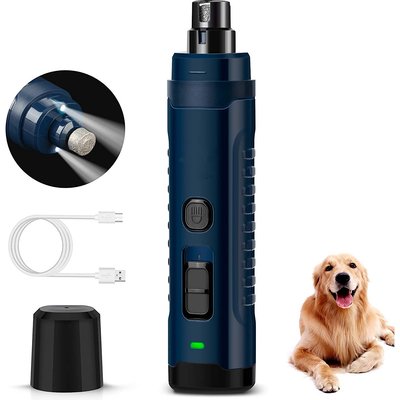 Bousnic Bousnic LED Dog & Cat Nail Grinder, Blue