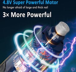 Bousnic LED Dog & Cat Nail Grinder, Blue slide 2 of 7