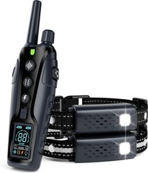 Bousnic Outdoor Remote Dog Training Shock e-Collar, Black, 2 count