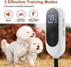 Bousnic Rechargeable 1000FT Remote Dog Training E Collar, White, 2 count slide 2 of 7