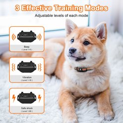 Bousnic Remote Waterproof Dog Training Collar, 3300-ft, Orange, 1 count slide 2 of 6