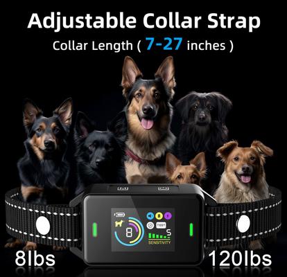 Show full view: Bousnic Smart Bark Collar Waterproof Automatic Bark Control Dog Training Collar, Black slide 6 of 8