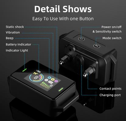 Show full view: Bousnic Smart Bark Collar Waterproof Automatic Bark Control Dog Training Collar, Black slide 7 of 8